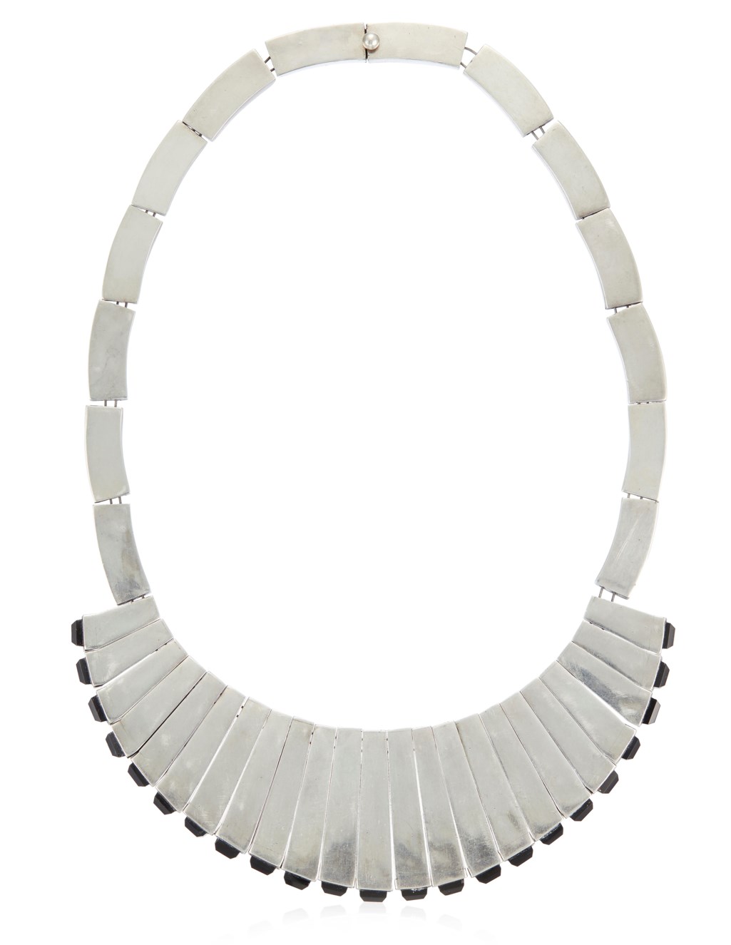 ANTONIO PINEDA 'MATCHSTICK' OBSIDIAN AND SILVER NECKLACE, Christie’s